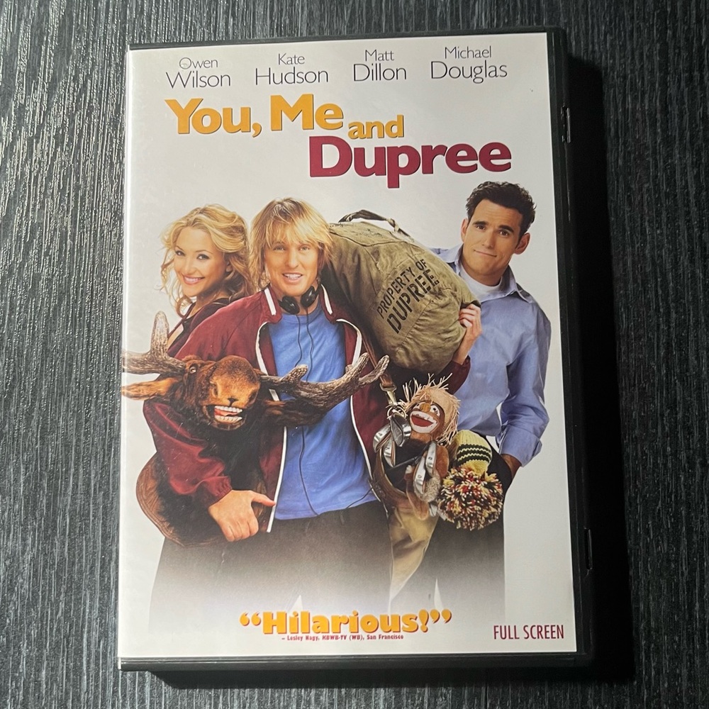 You, me, and Dupree DVD  ~(=^‥^)ﾉ●